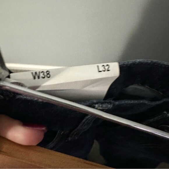 Hugo Boss Dark Wash Jeans W38 L32 Straight Fit Quiet Luxury Dadcore Denim - Picture 8 of 12